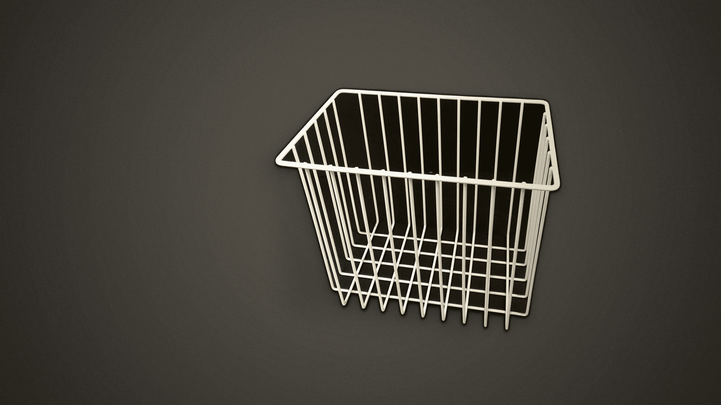 Rectangular Wire Storage Bin